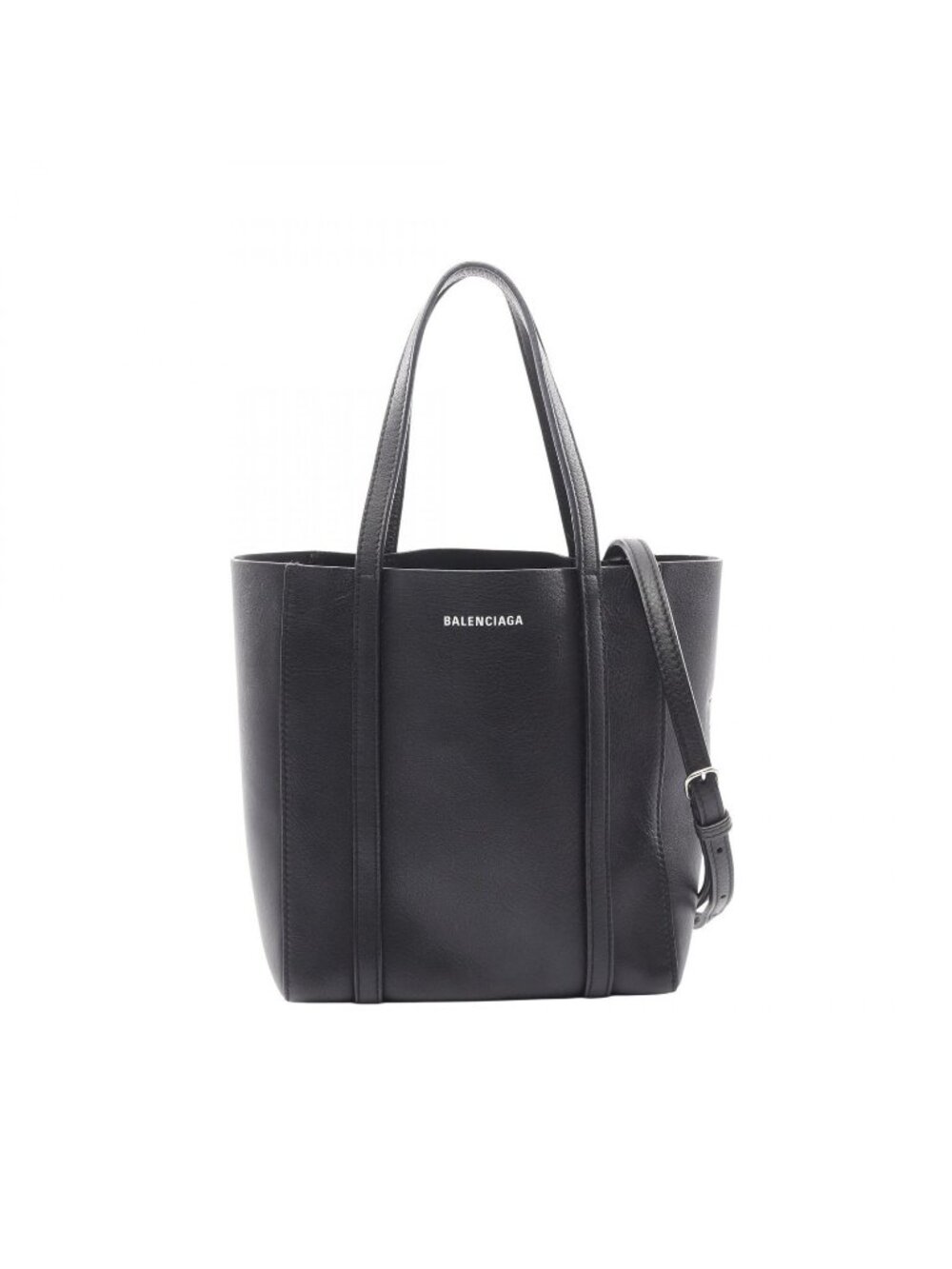 Balenciaga Tote Bag Everyday XXS 2-Way Black Leather